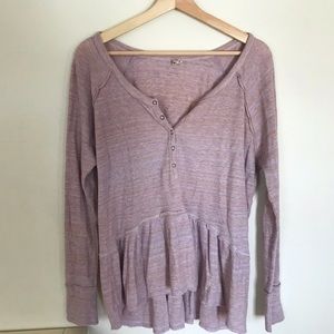 Free People long sleeved shirt